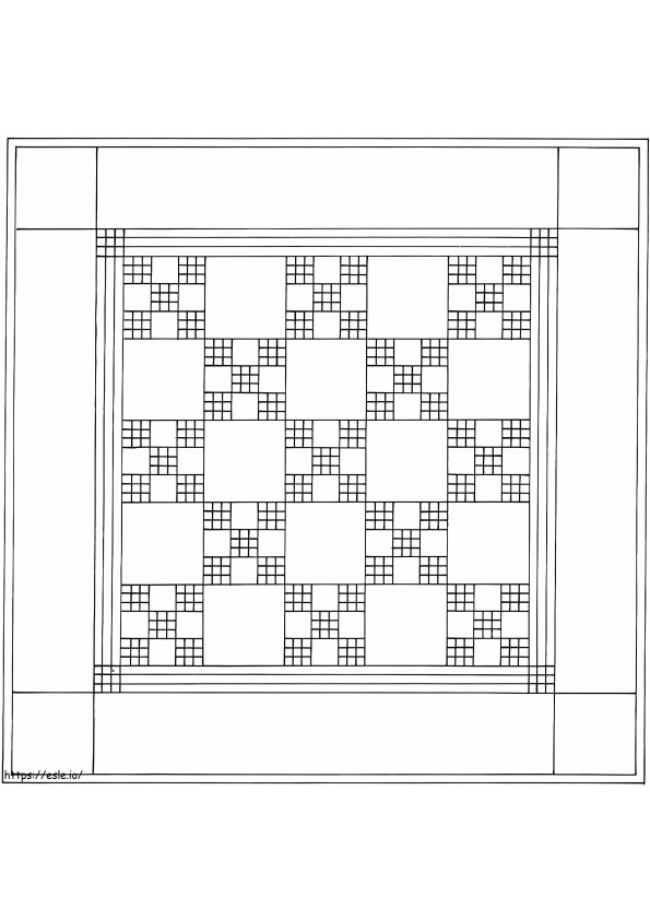 Quilt 2 coloring page