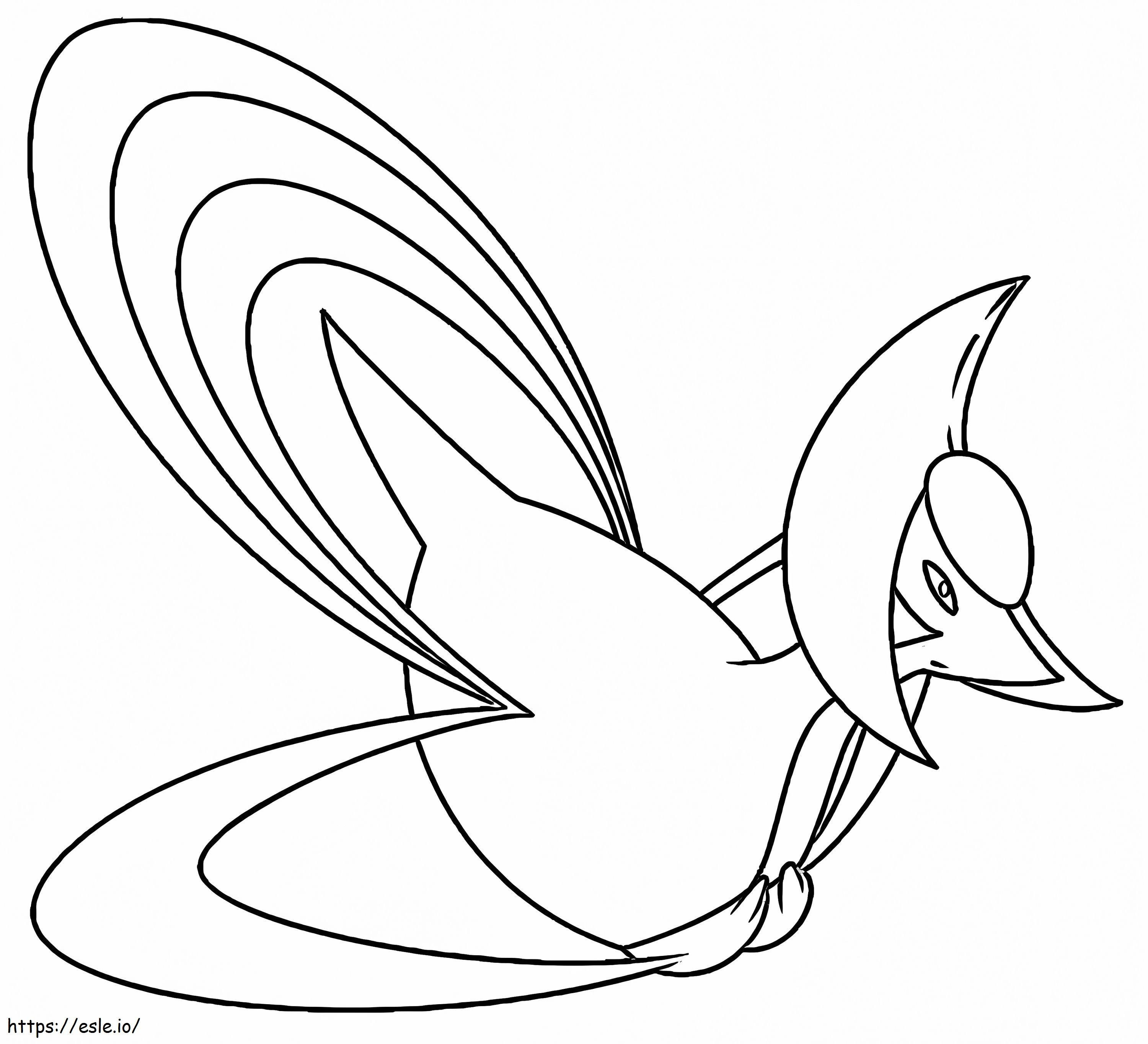 Cresselia 1 coloring page