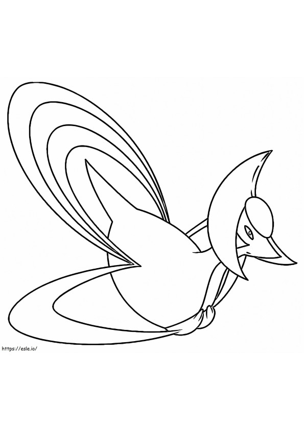 Cresselia 1 coloring page