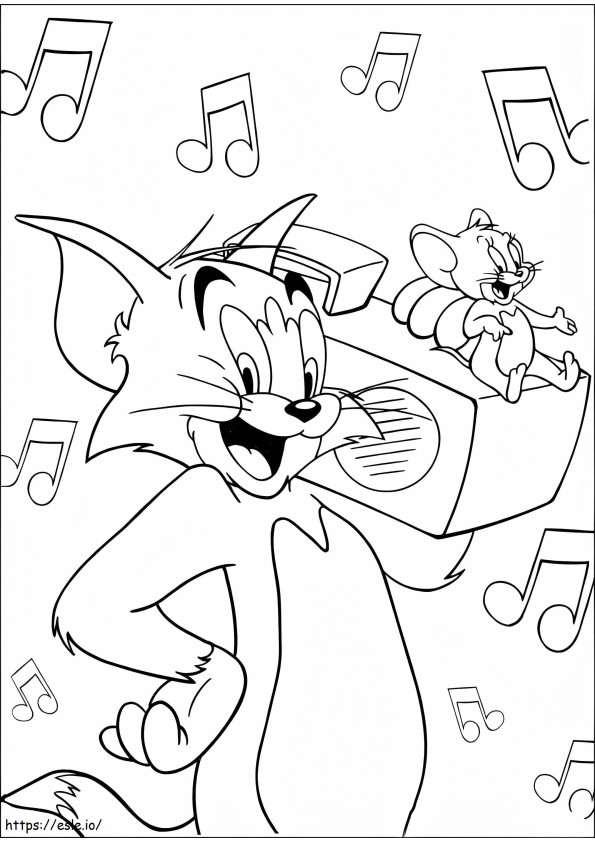 Tom And Jerry With Radio