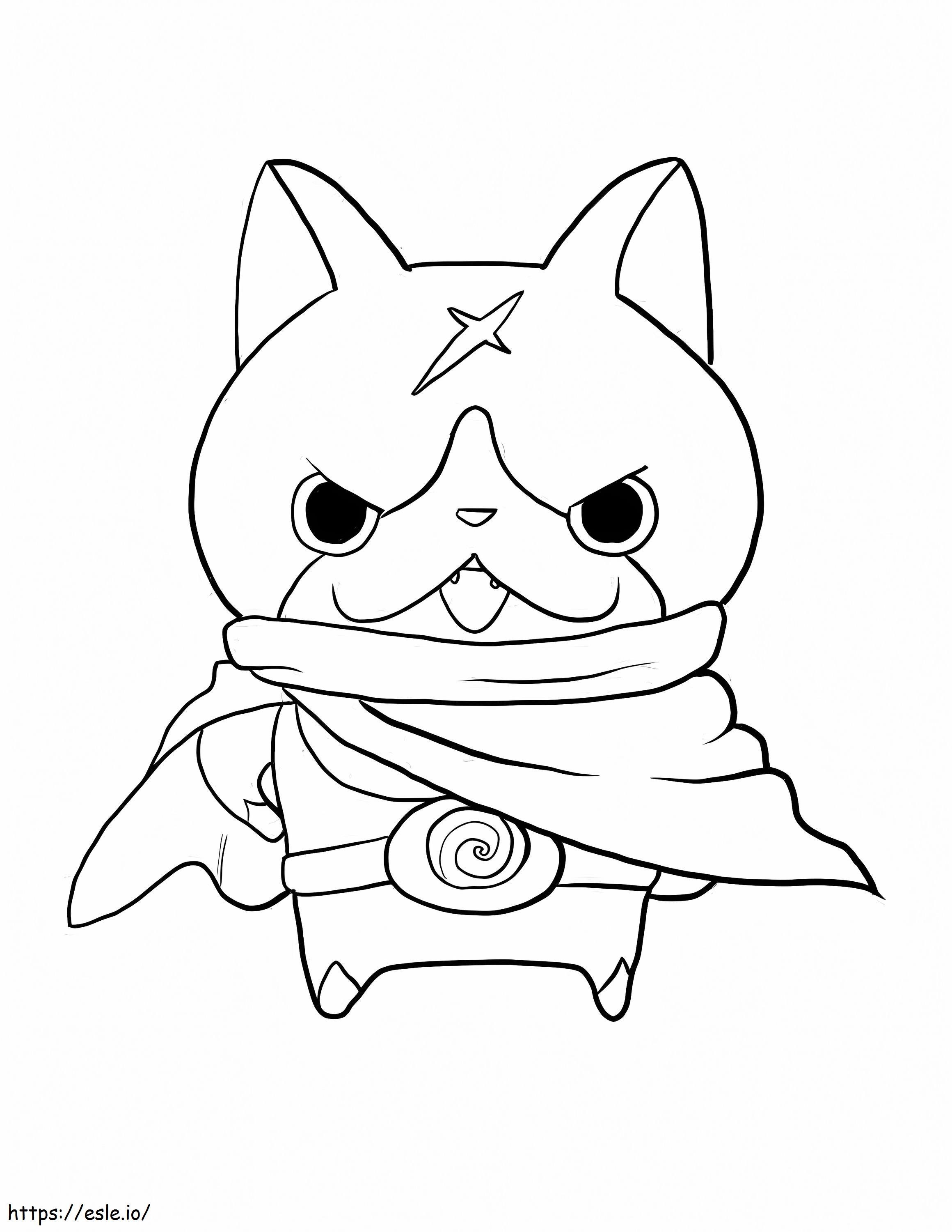 Hovernyan Yo Kai Watch coloring page