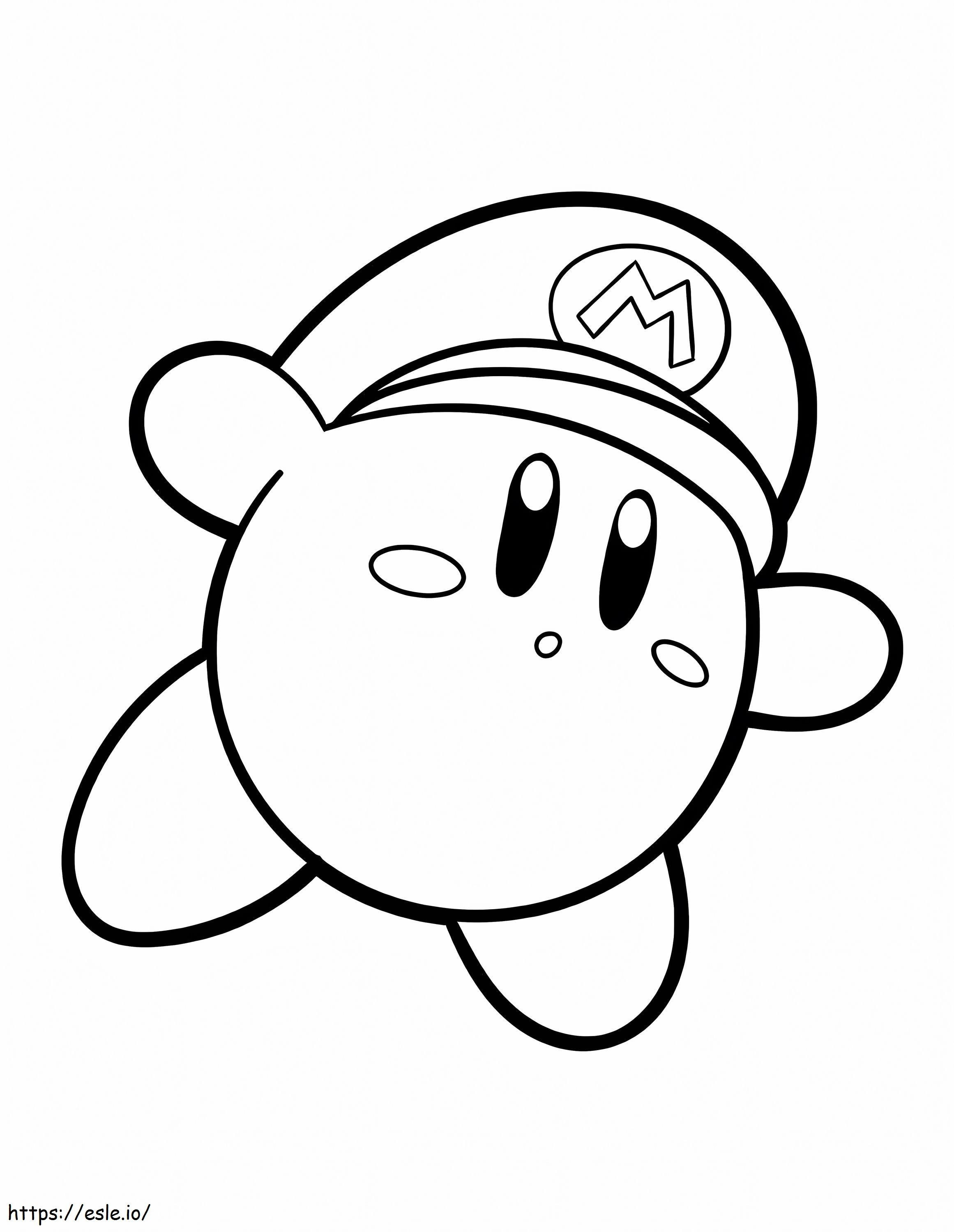 Lindo Kirby coloring page