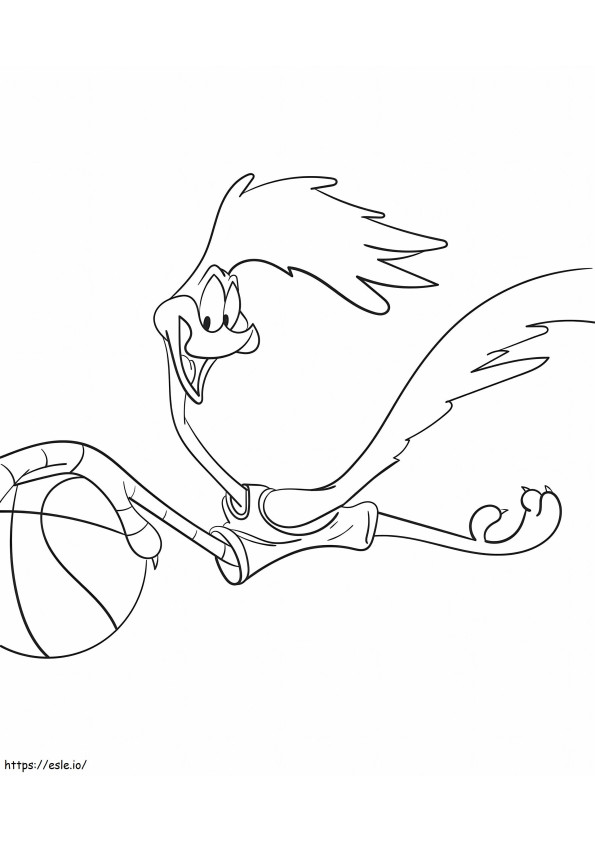Road Runner care ține mingea