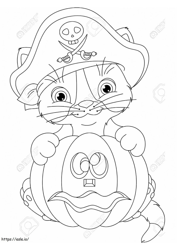 1586162827 61315766 Pirate Kitten coloring page