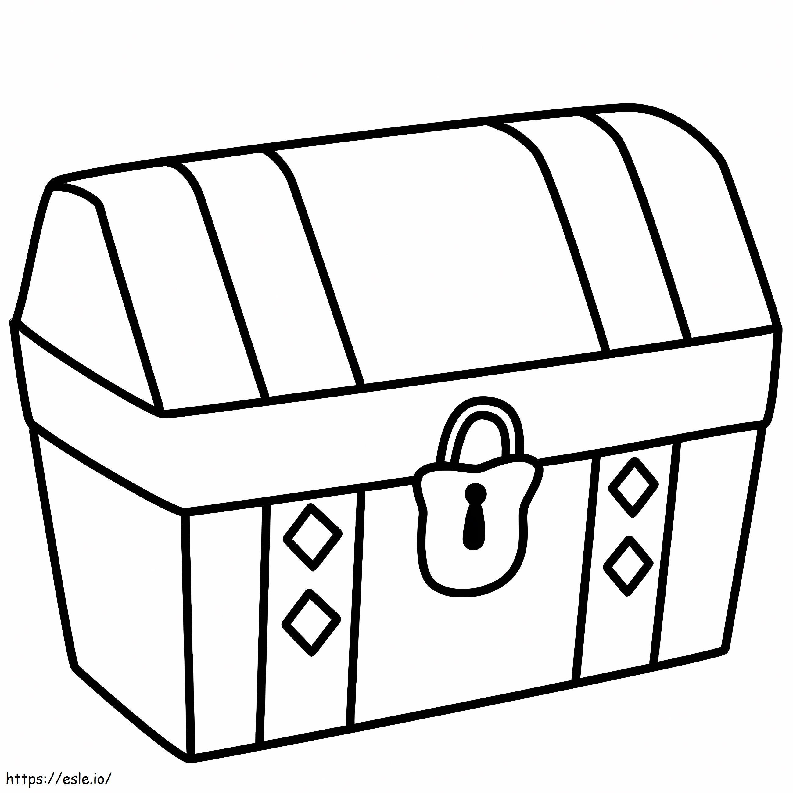 Normal Treasure Chest coloring page