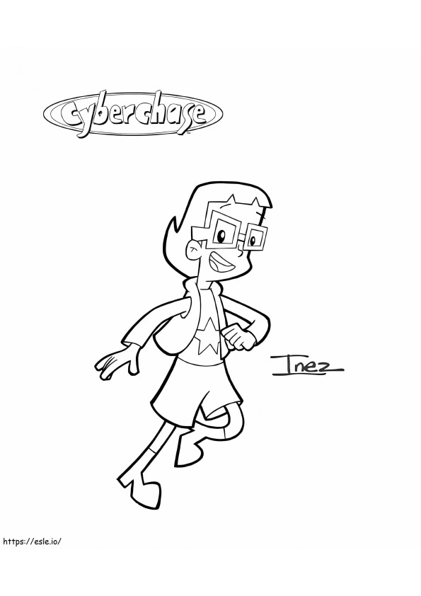 Inez From Cyberchase coloring page