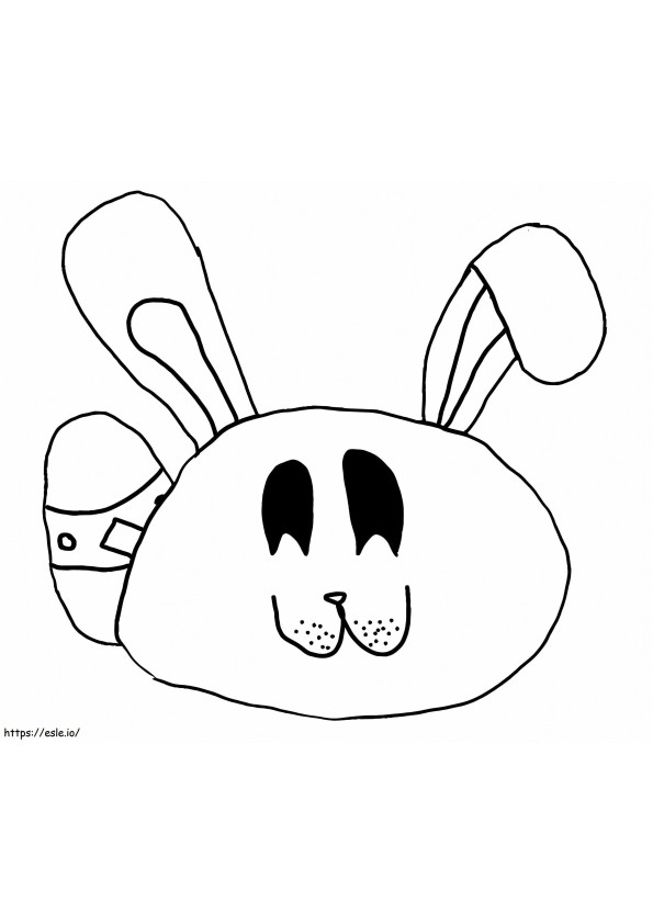 Slime Hare coloring page