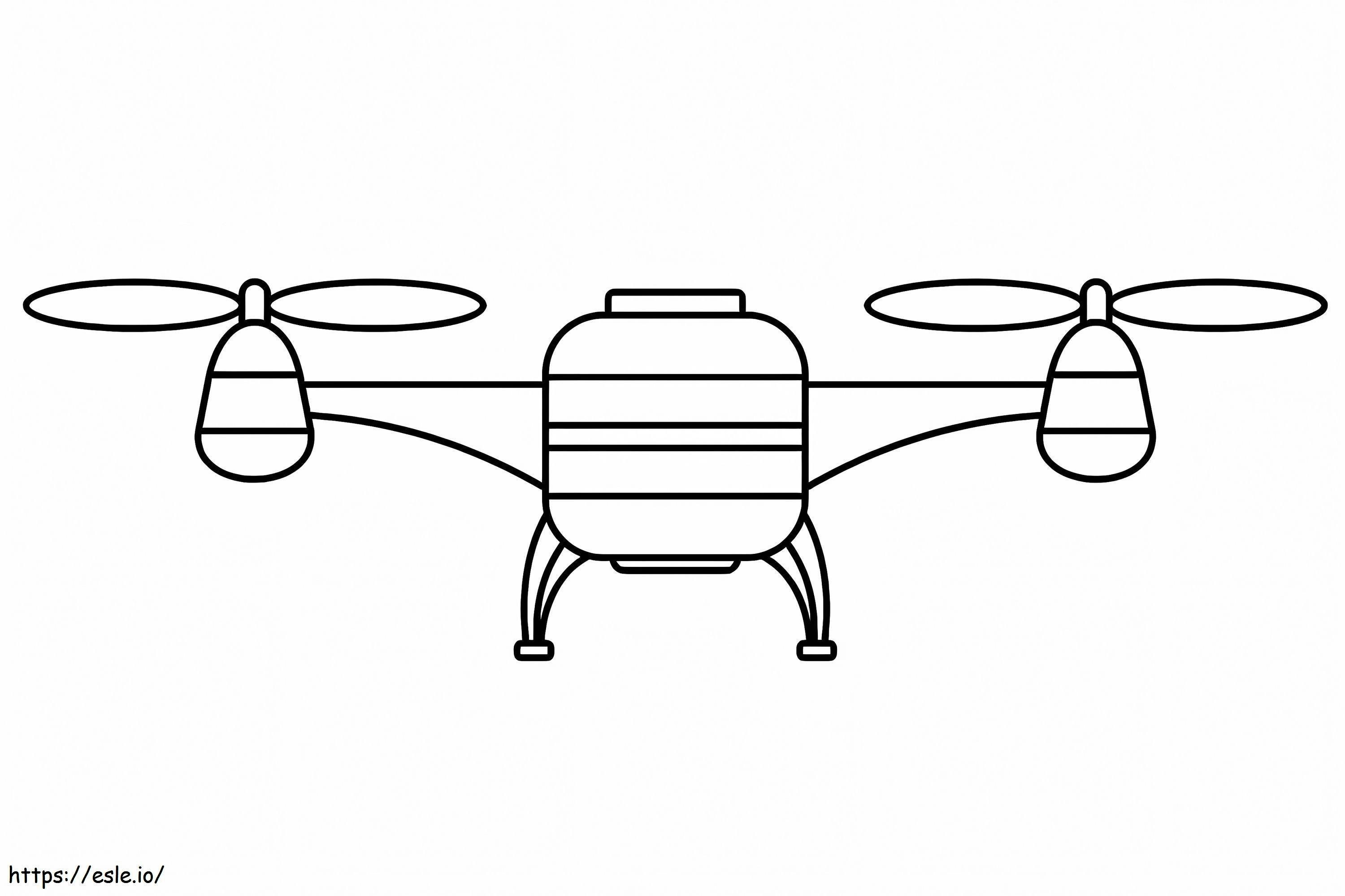 Toy Drone coloring page