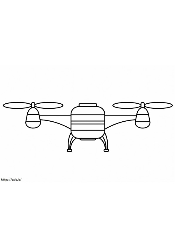 Zabawkowy dron kolorowanka