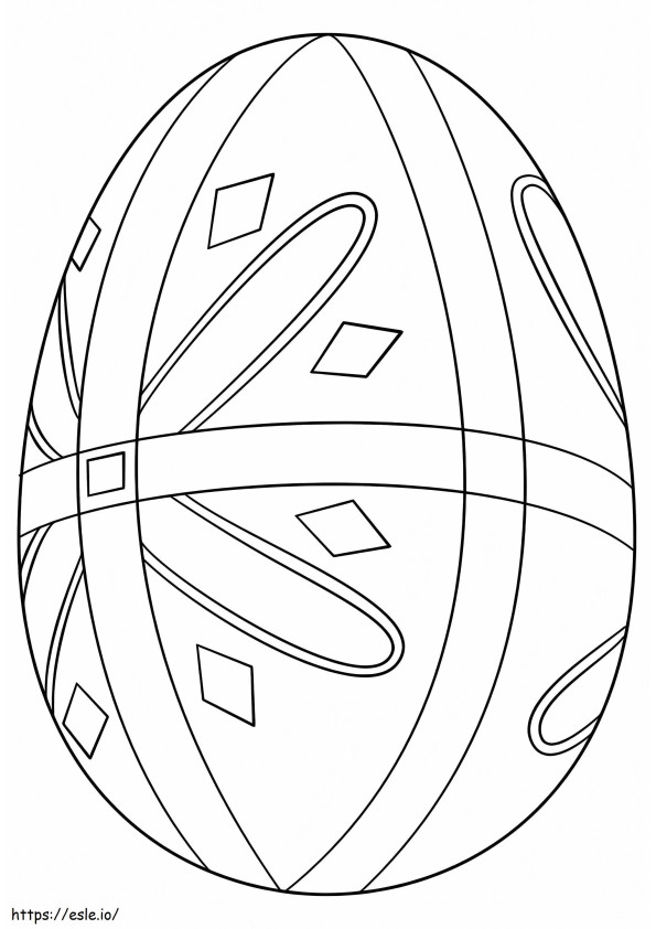 Wonderful Easter Egg 5 coloring page