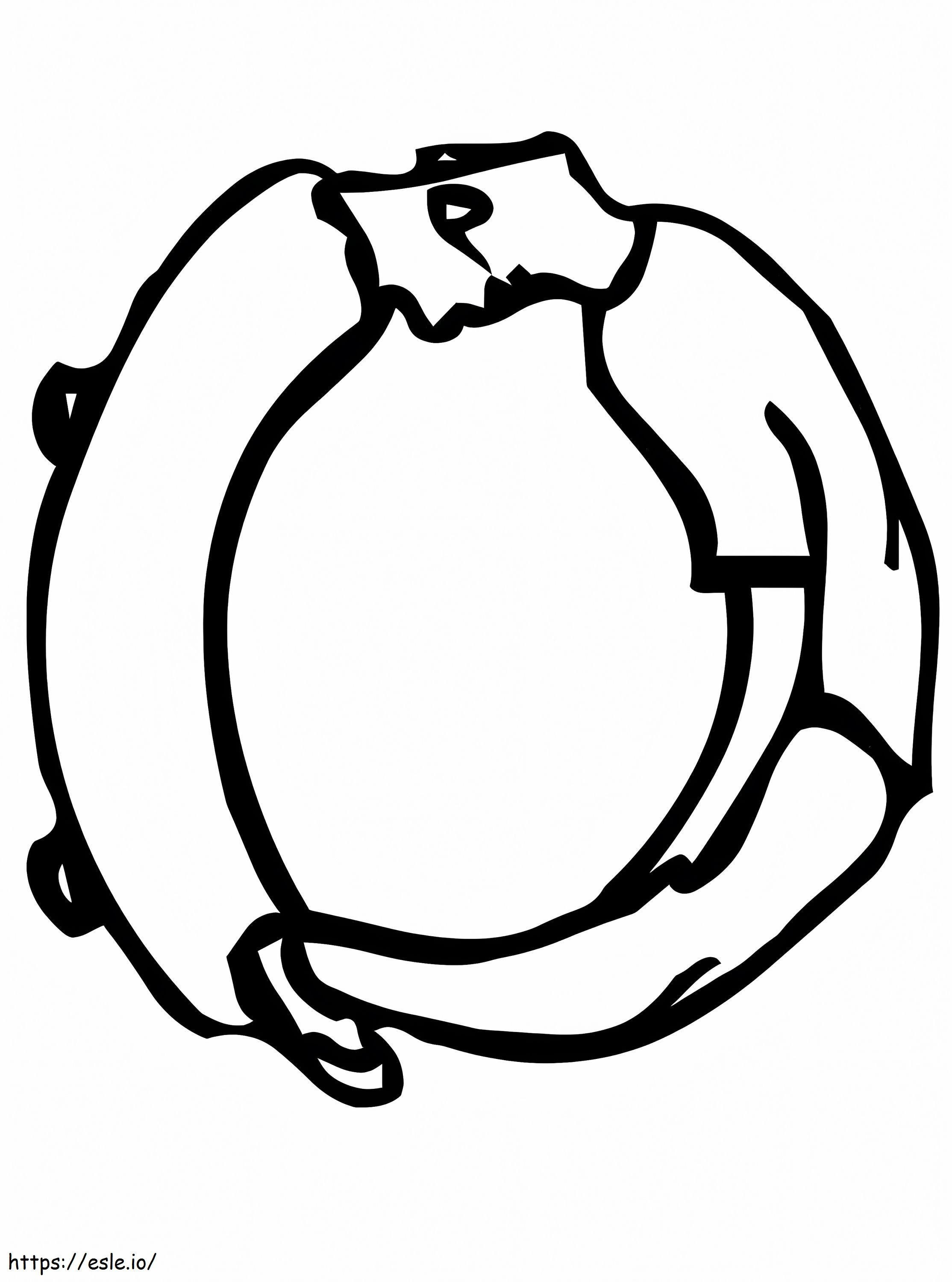 Letter O 4 coloring page
