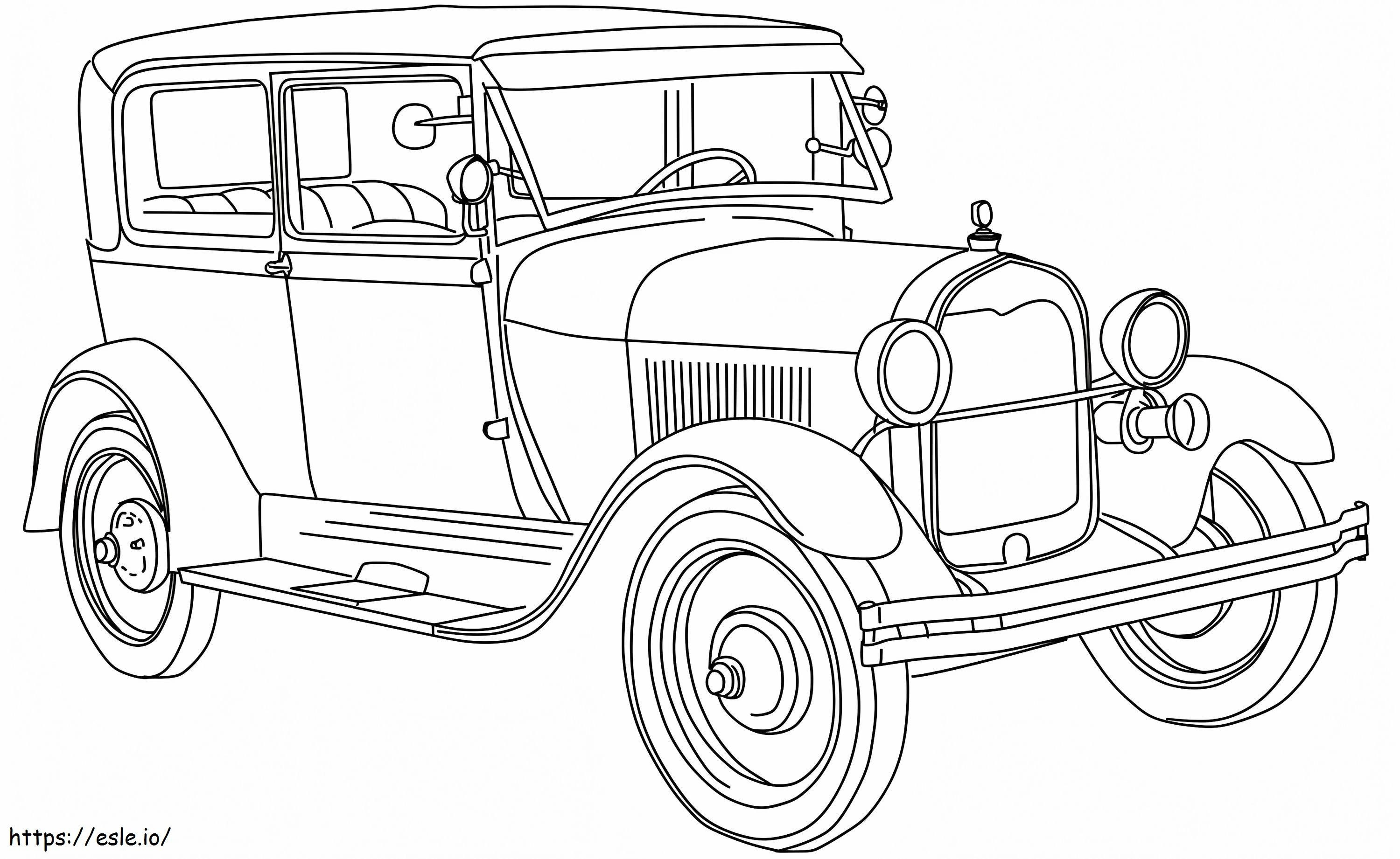 1560761714 1928 Ford Model A A4 boyama