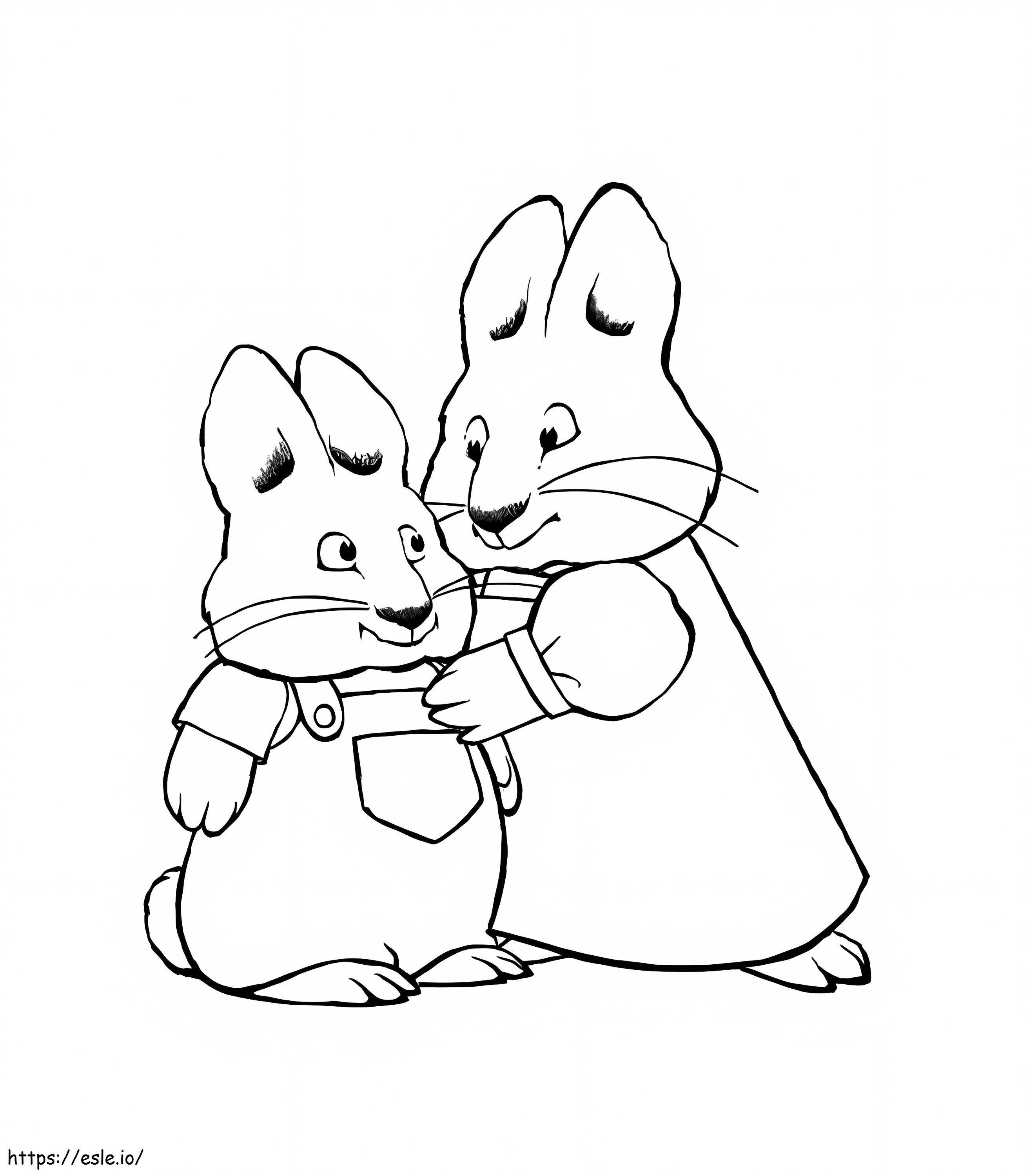 Max And Ruby 4 coloring page