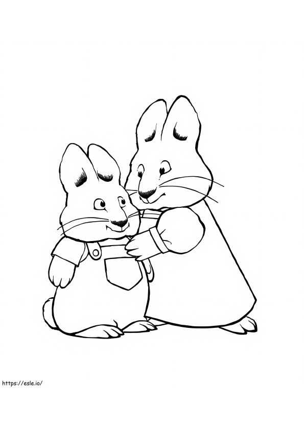 Max And Ruby 4 coloring page