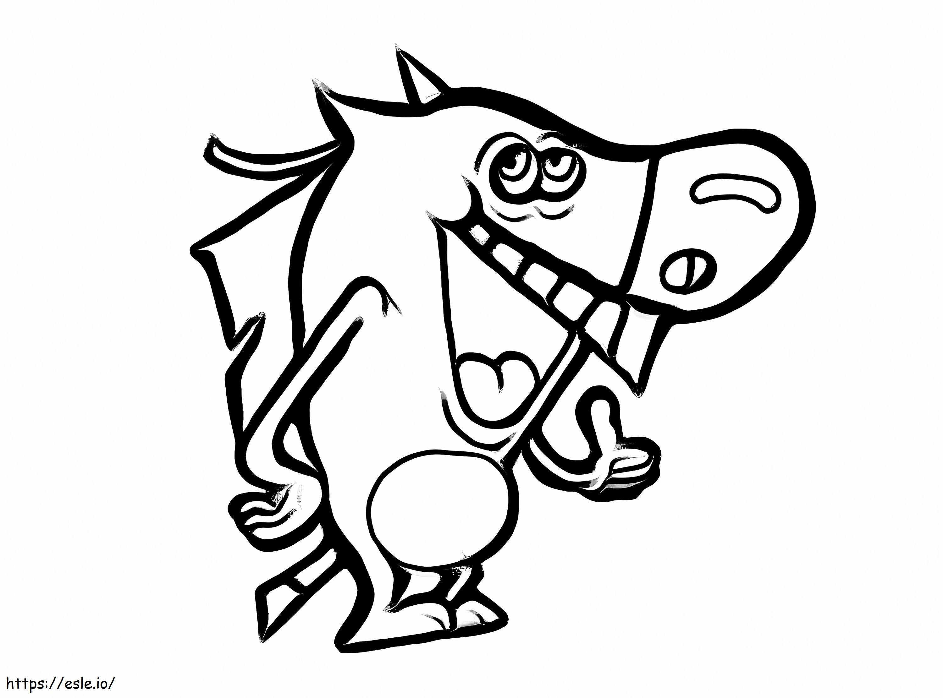 Funny Zig coloring page