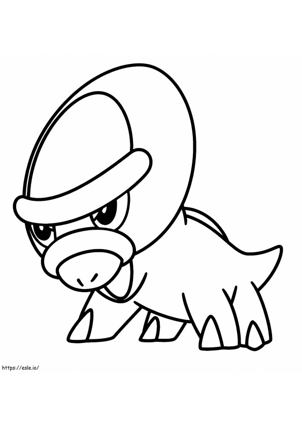 Coloriage Bouclier Pokémon 2 à imprimer dessin
