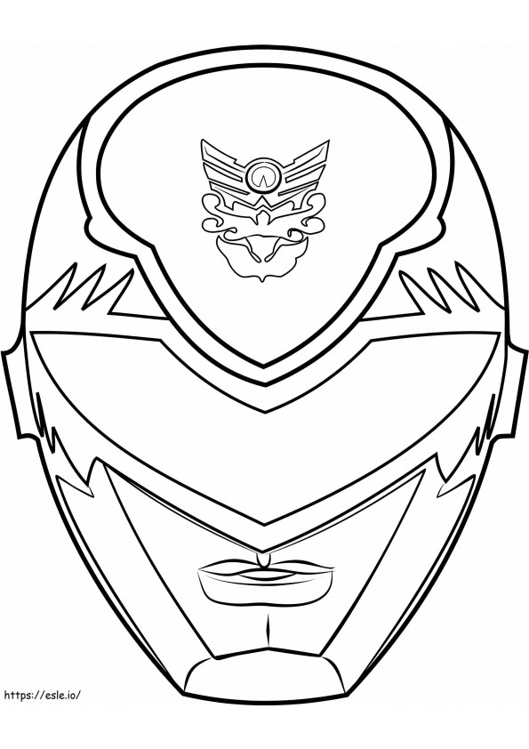 1530501643Power Ranger Mask1 värityskuva