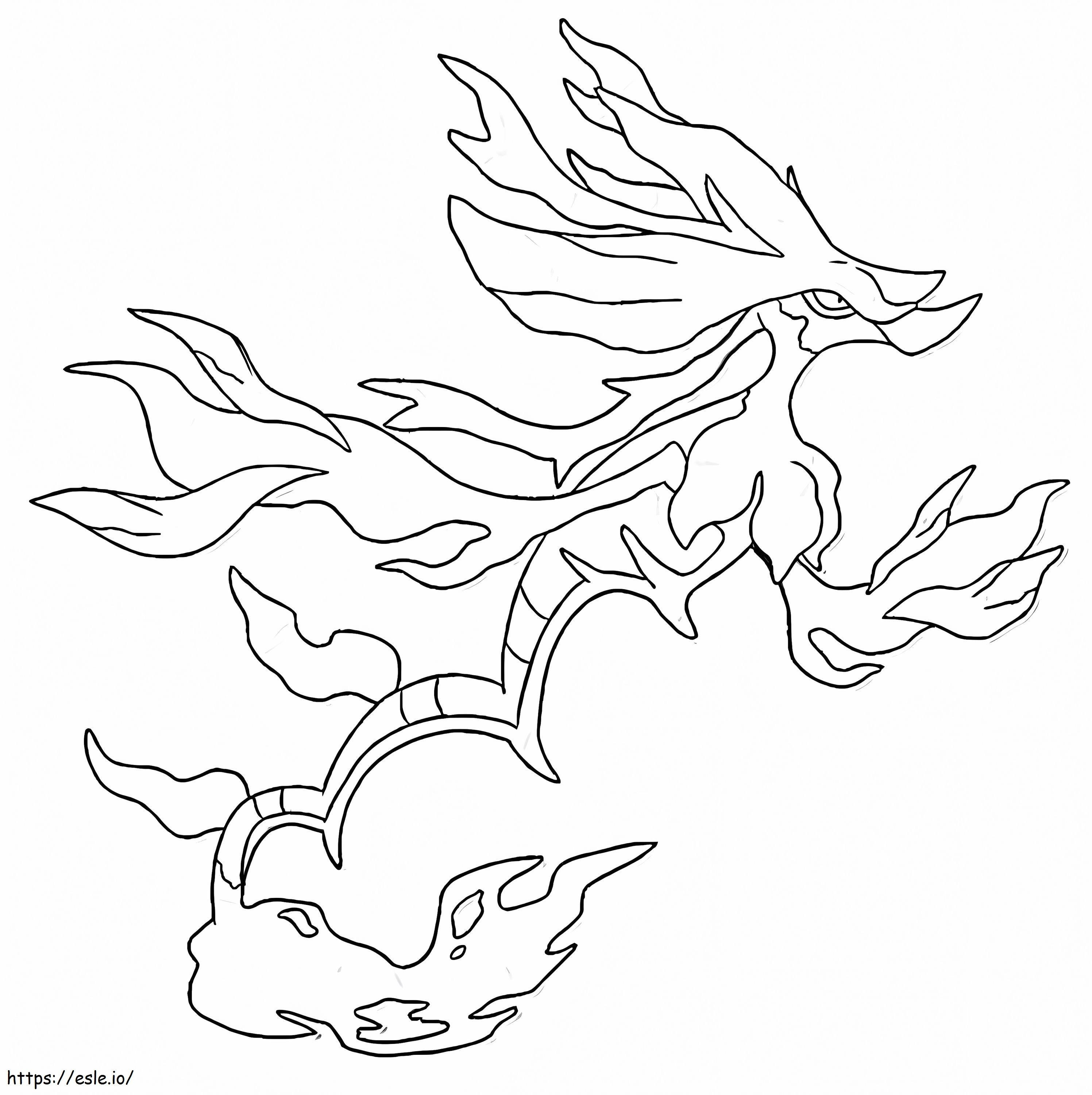 Pokémon Draggale 4 para colorir