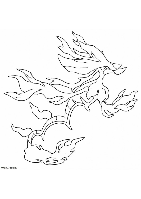 Pokémon Draggale 4 para colorir