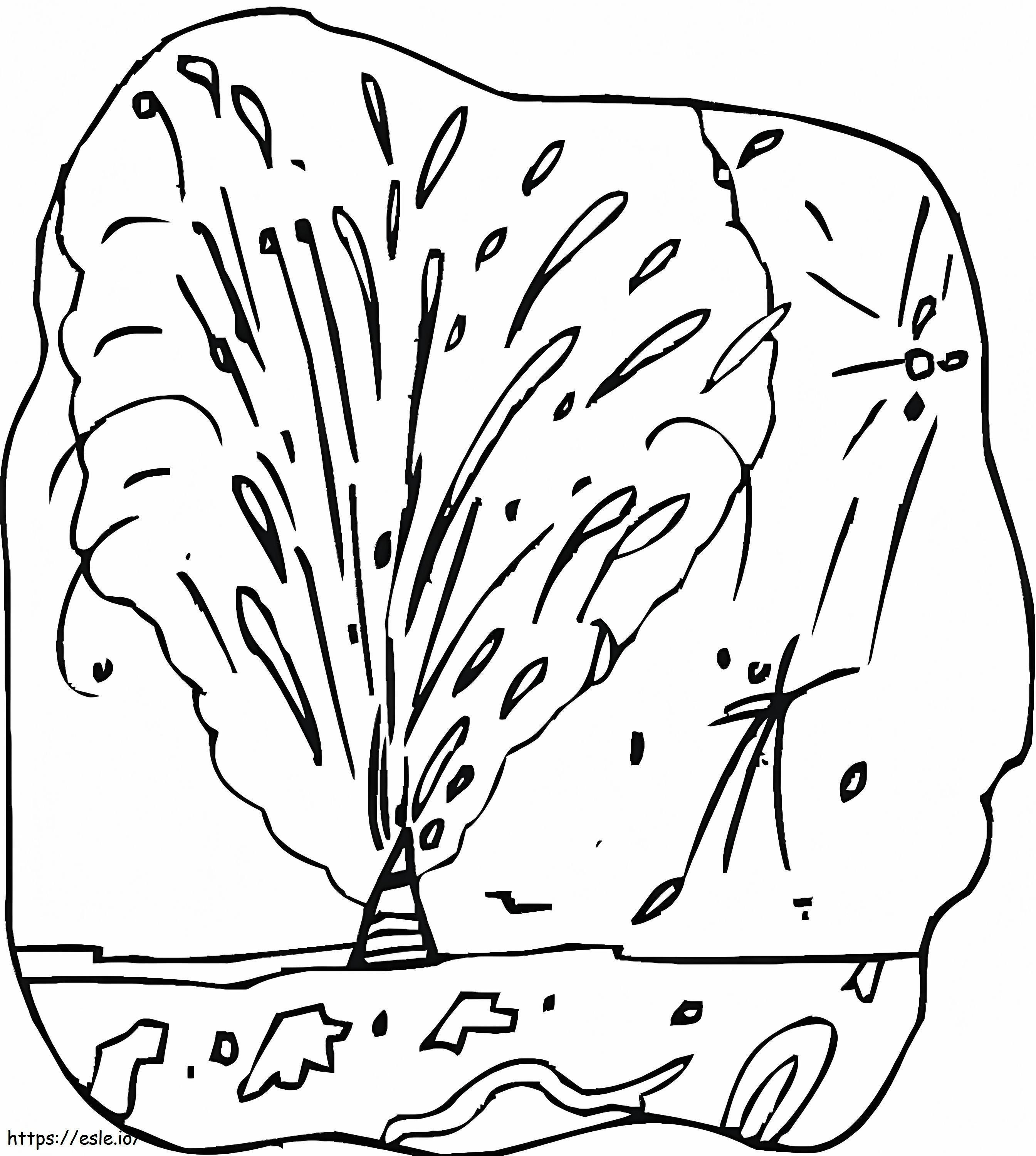 Prehistoric Fireworks coloring page