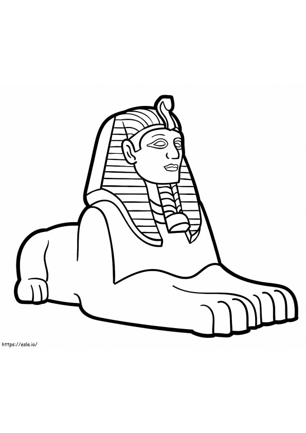 Print Sphinx coloring page