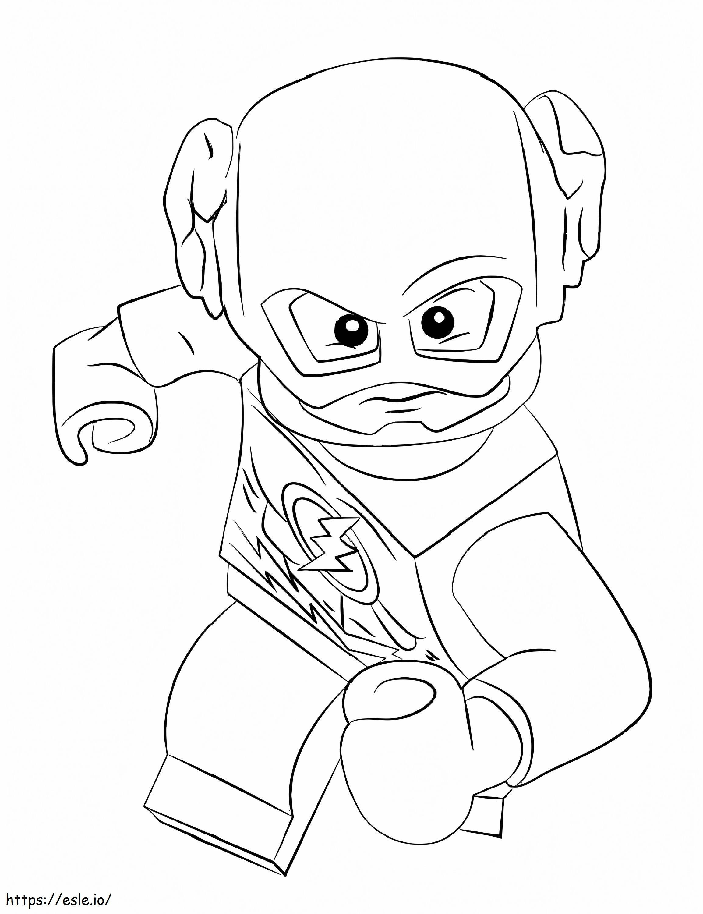 The Flash Lego coloring page