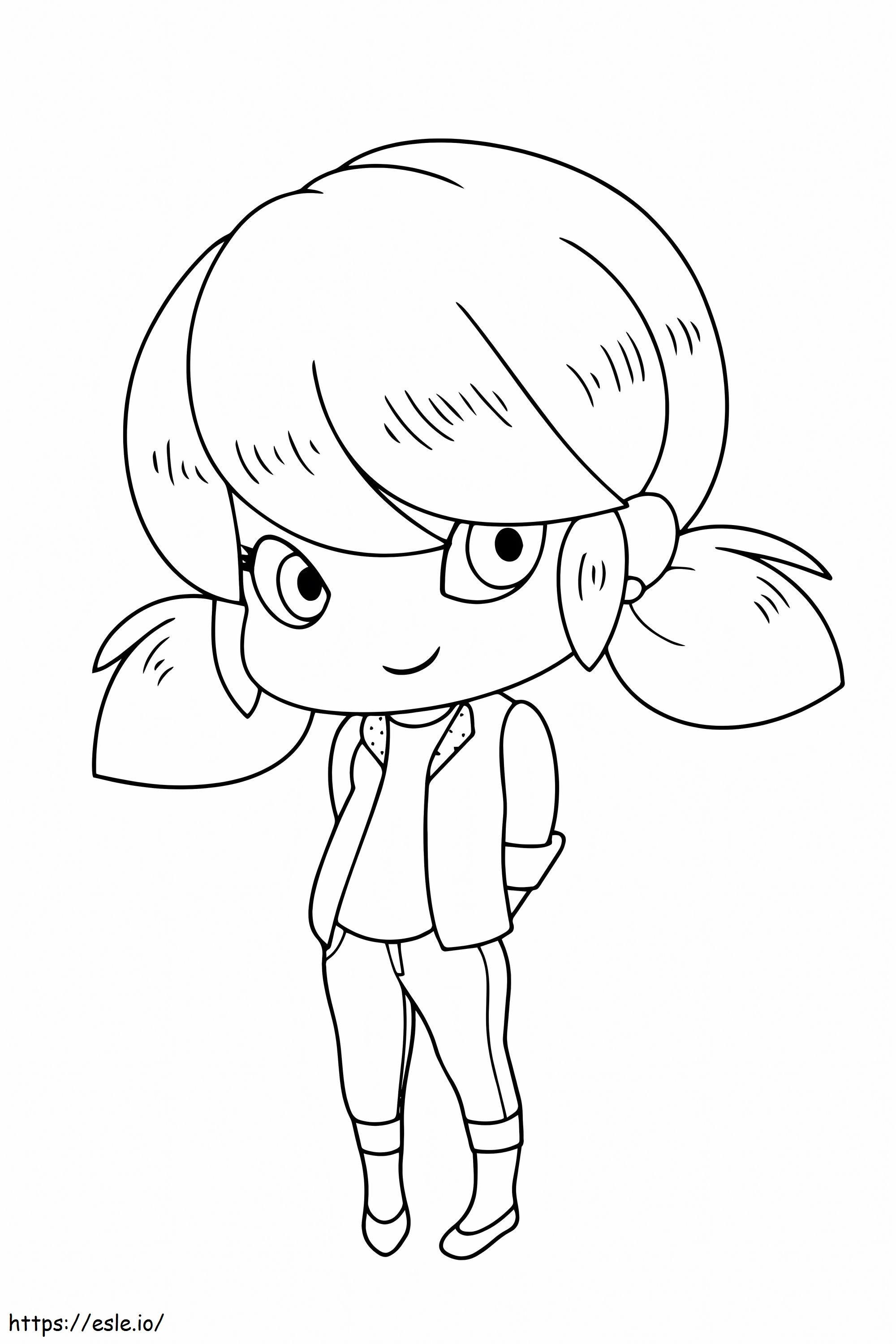 Marinette Dupaincheng 1 coloring page
