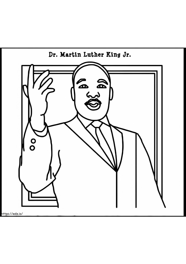 Martin Luther King Jr.8 kleurplaat