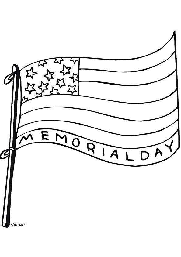 Bandiera del Giorno della Memoria da colorare