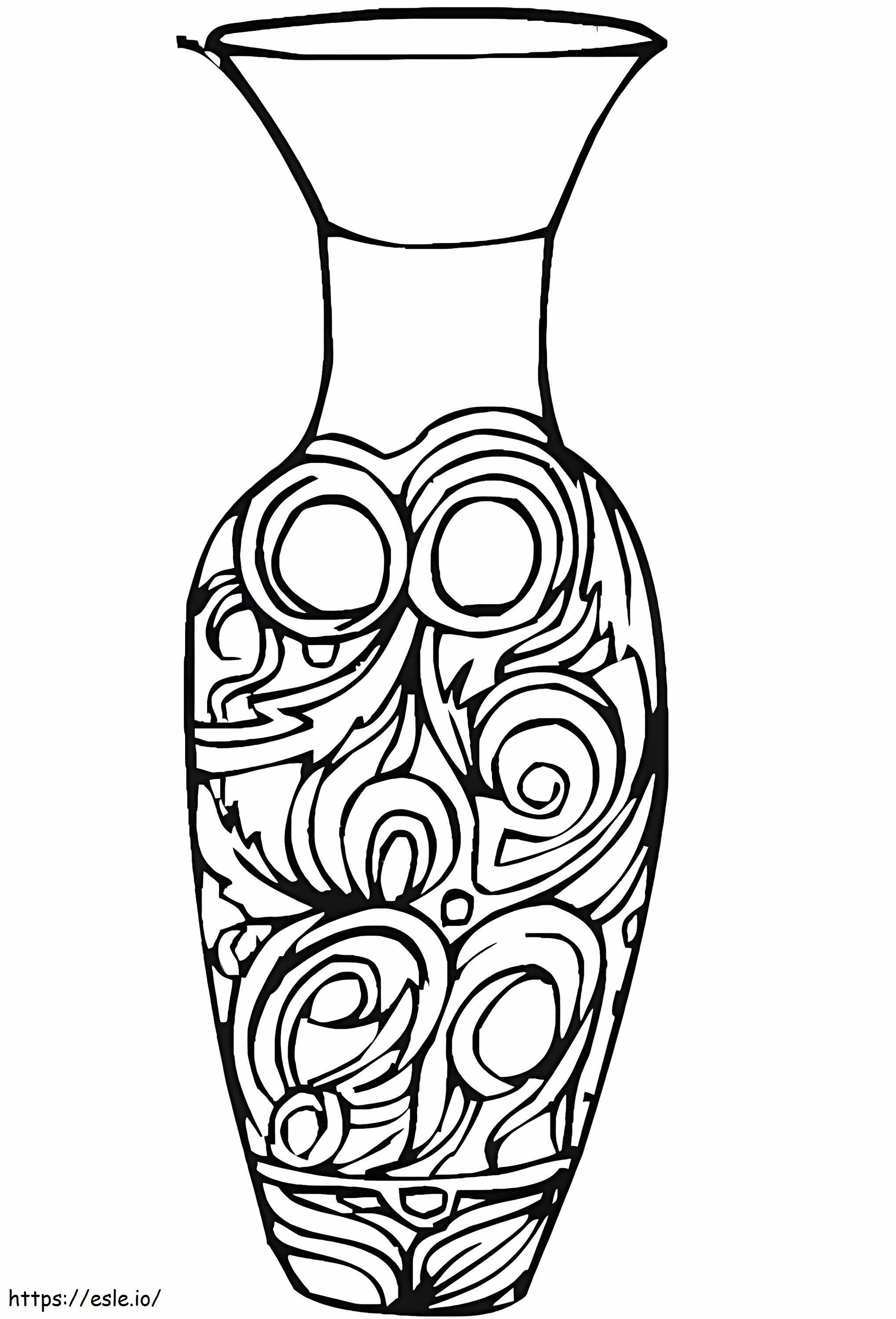 Druckbare griechische Vase ausmalbilder