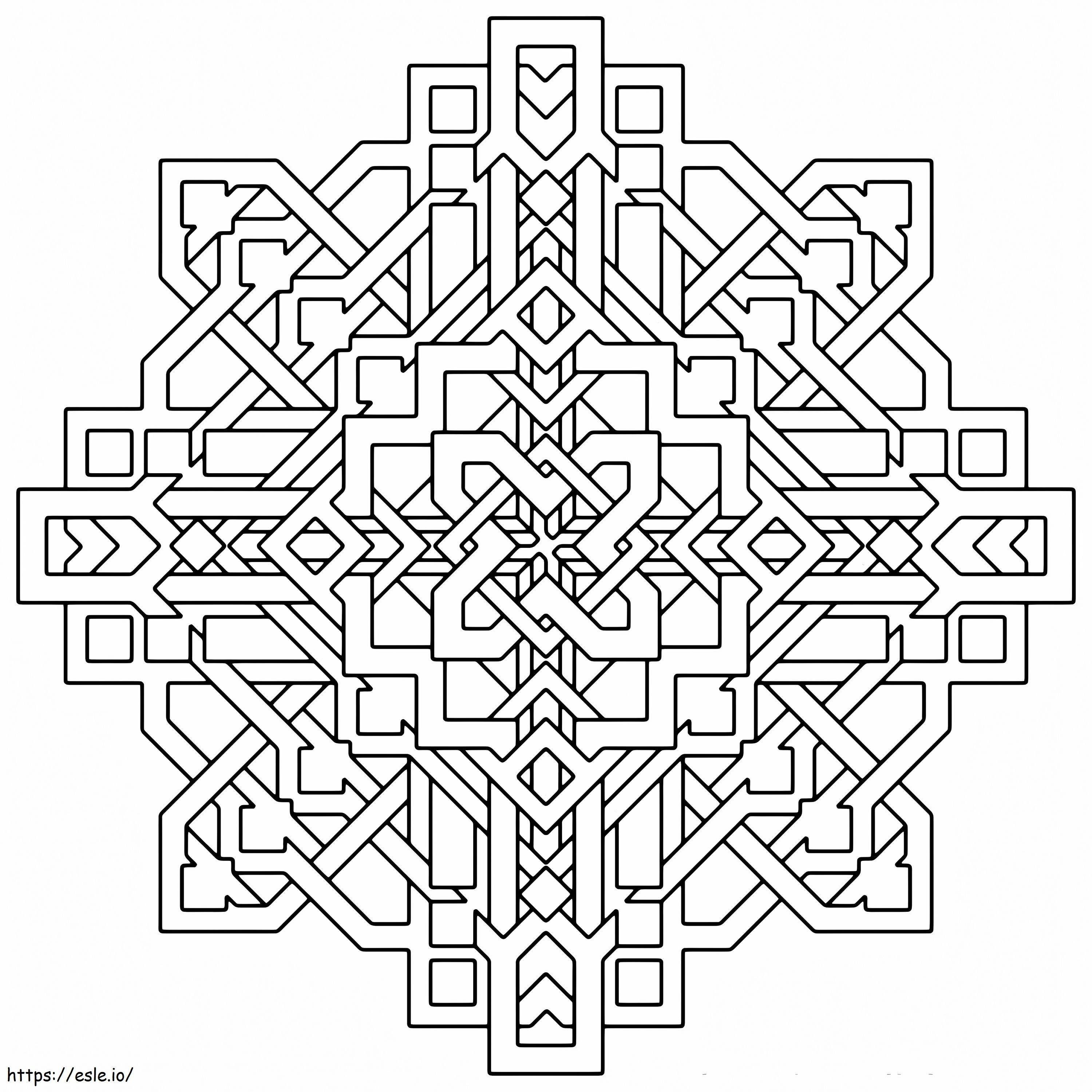 1572052494 Geometric Geometric Colouring Pages Free Printable For Adults Geometric coloring page