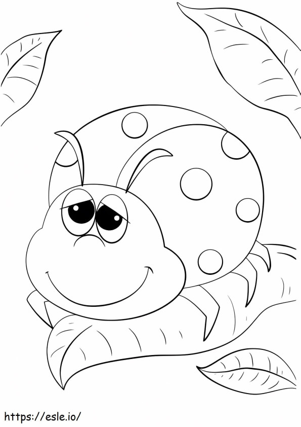 1530150333 Cartoon Ladybug coloring page