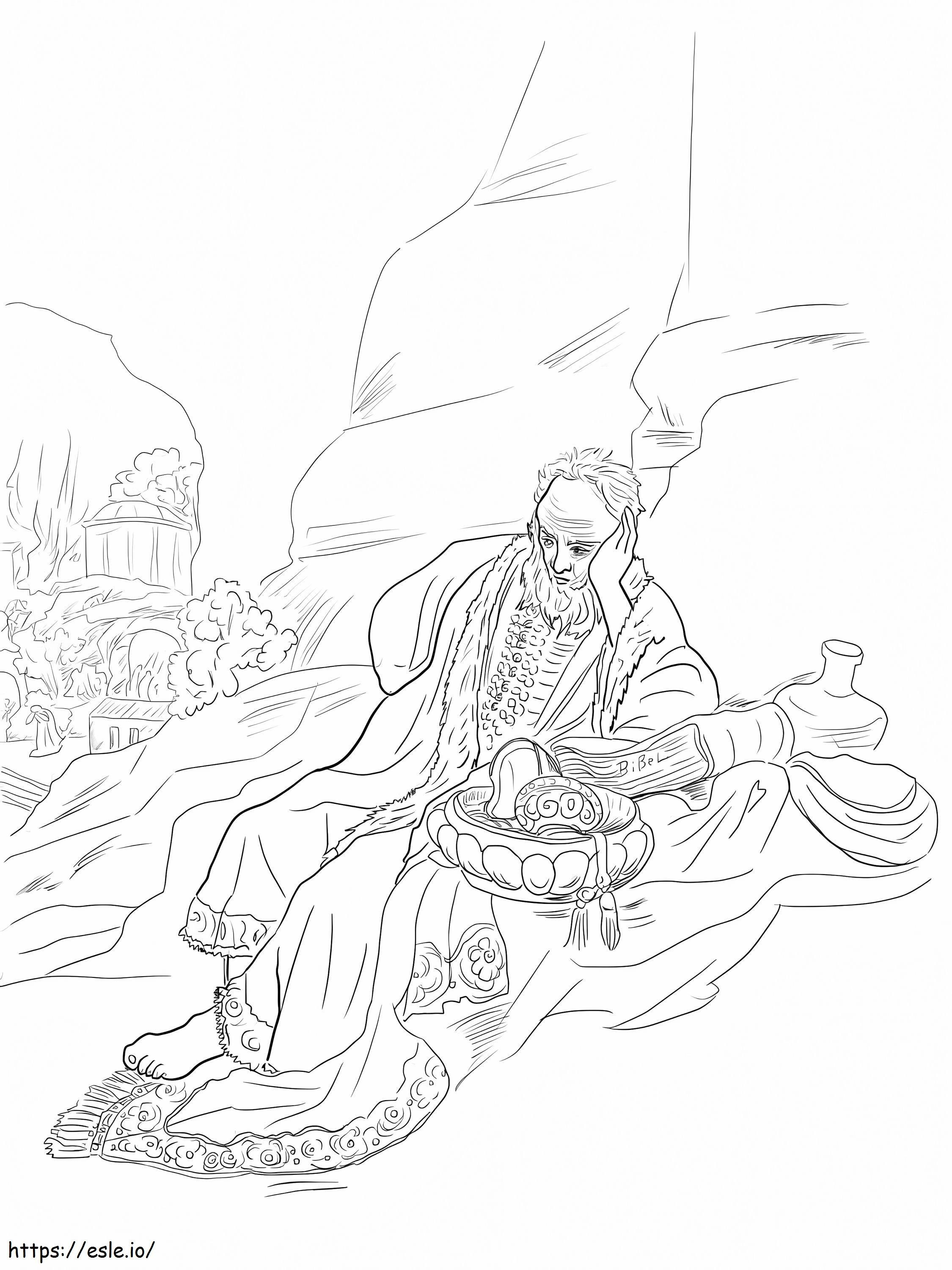 Jeremiah The Prophet coloring page