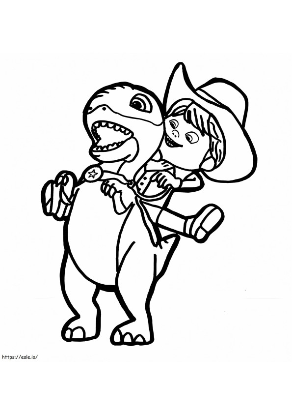 Jon e Blitz del Dino Ranch