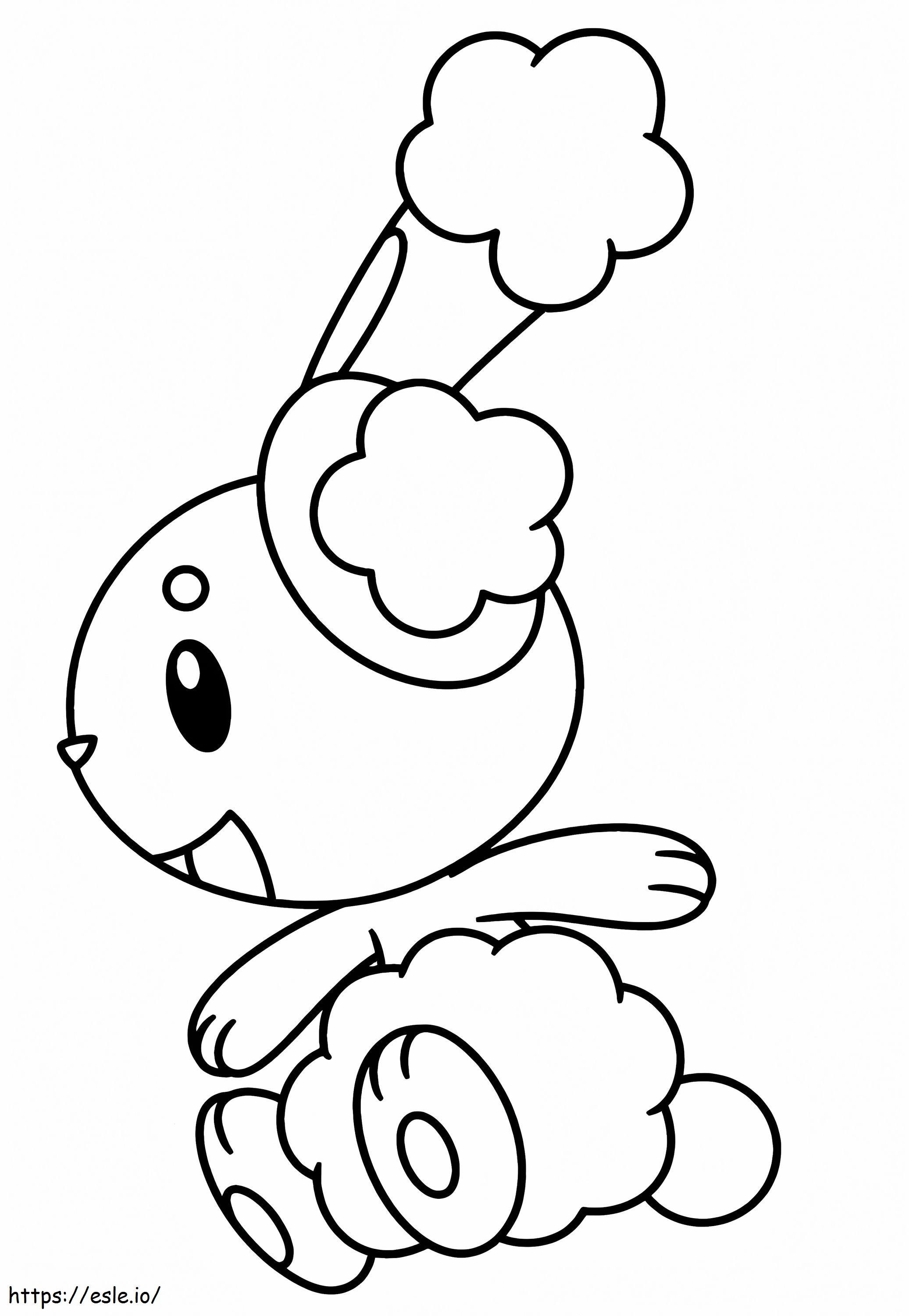 Happy Buneary Pokemon coloring page