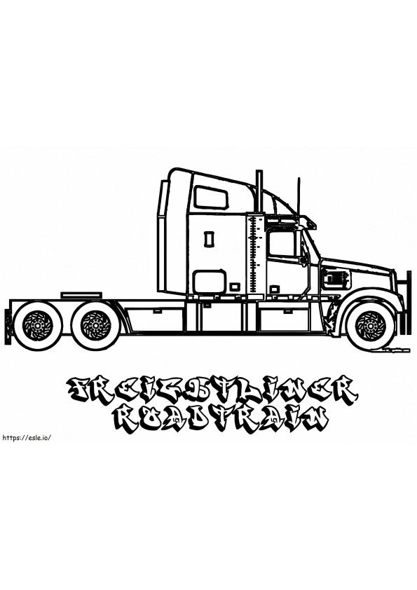 Freightliner Printable coloring page