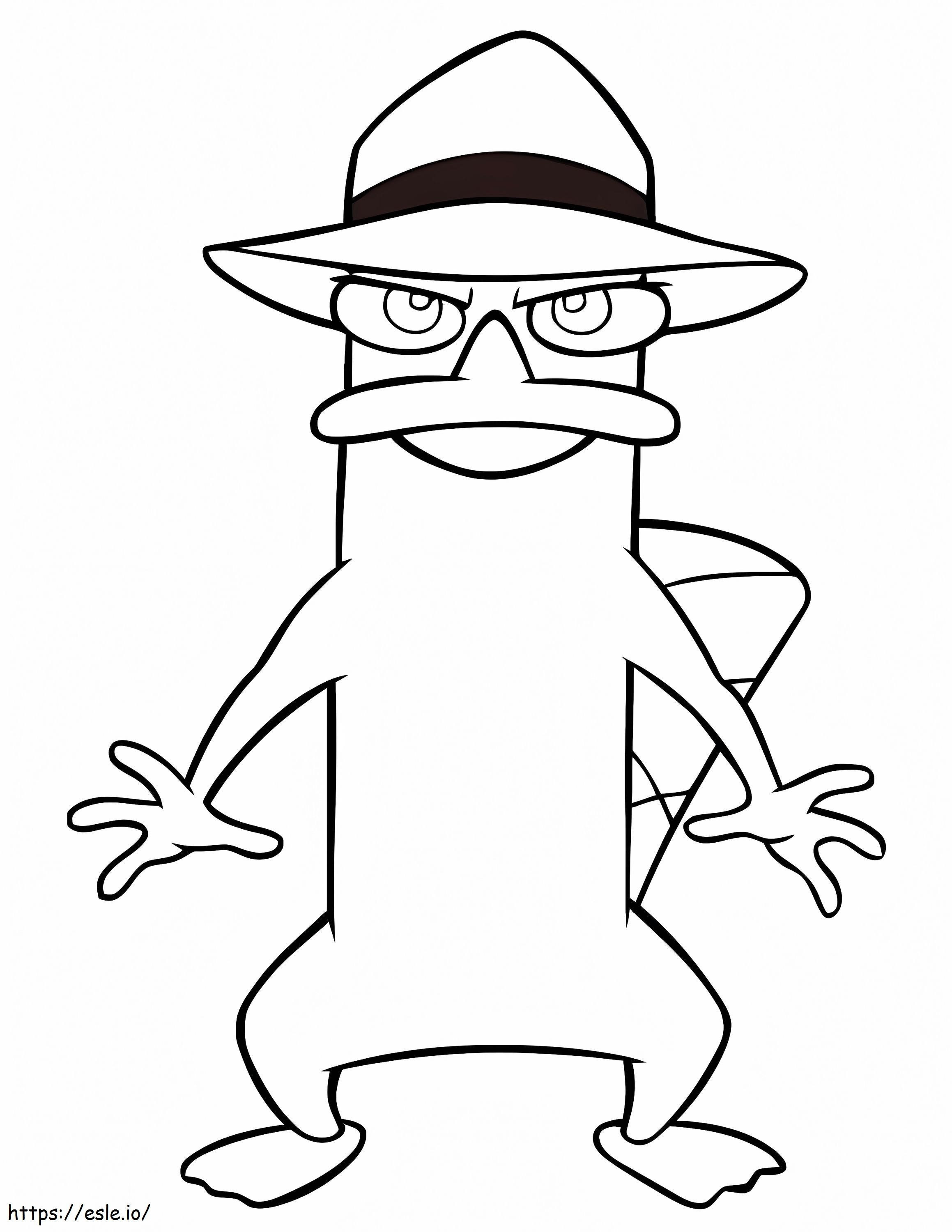 Perry Funny coloring page