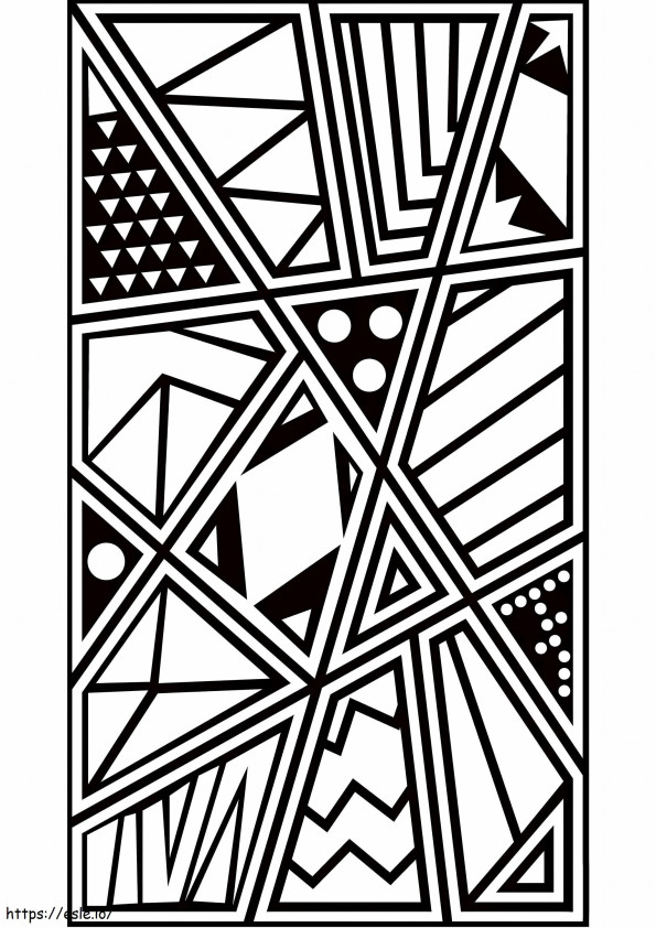 1576230638 Pop Art Pattern coloring page