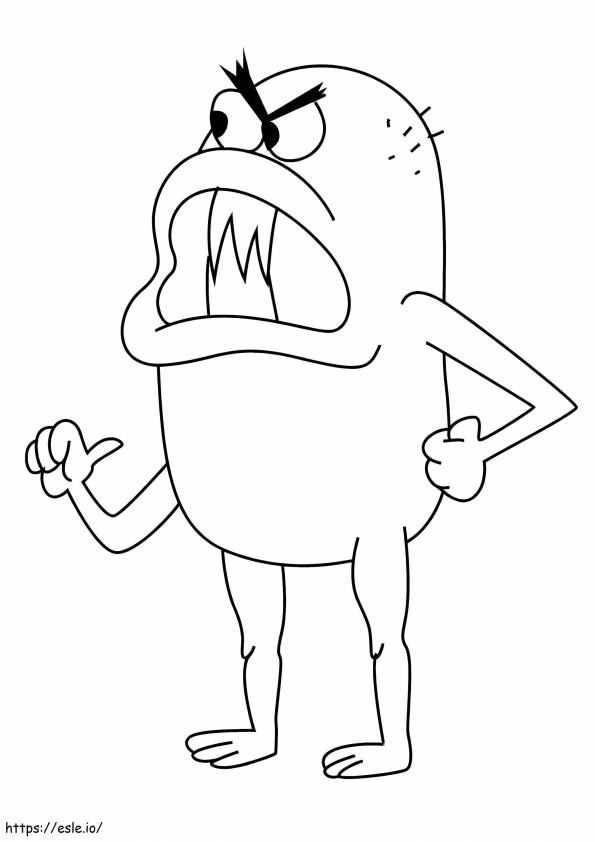 Ule Gapa From Uncle Grandpa coloring page
