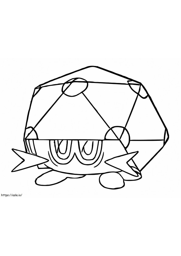 Coloriage Pokémon Dottler à imprimer dessin