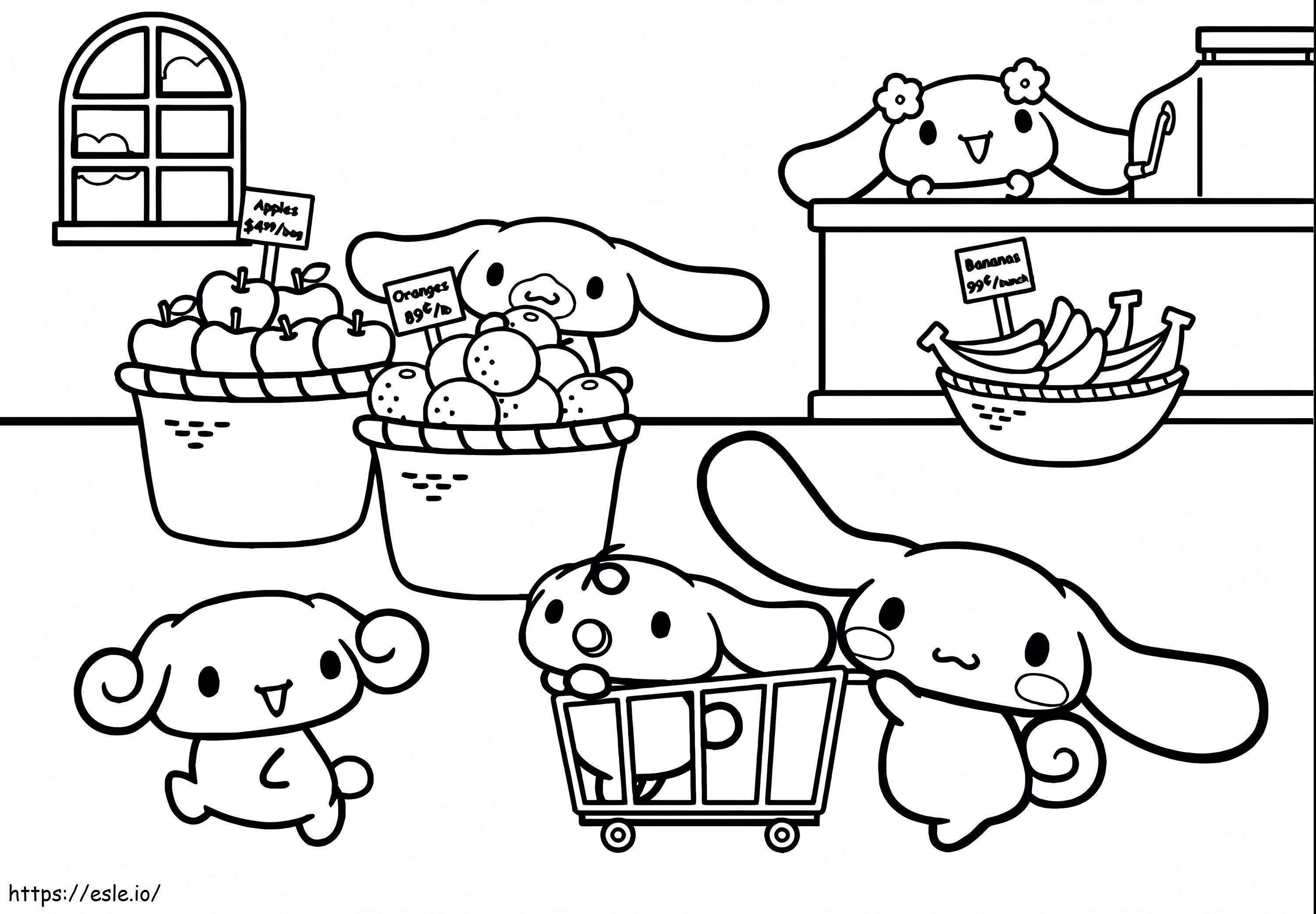Cinnamoroll Coloring Pages Cinnamoroll Coloring Pages