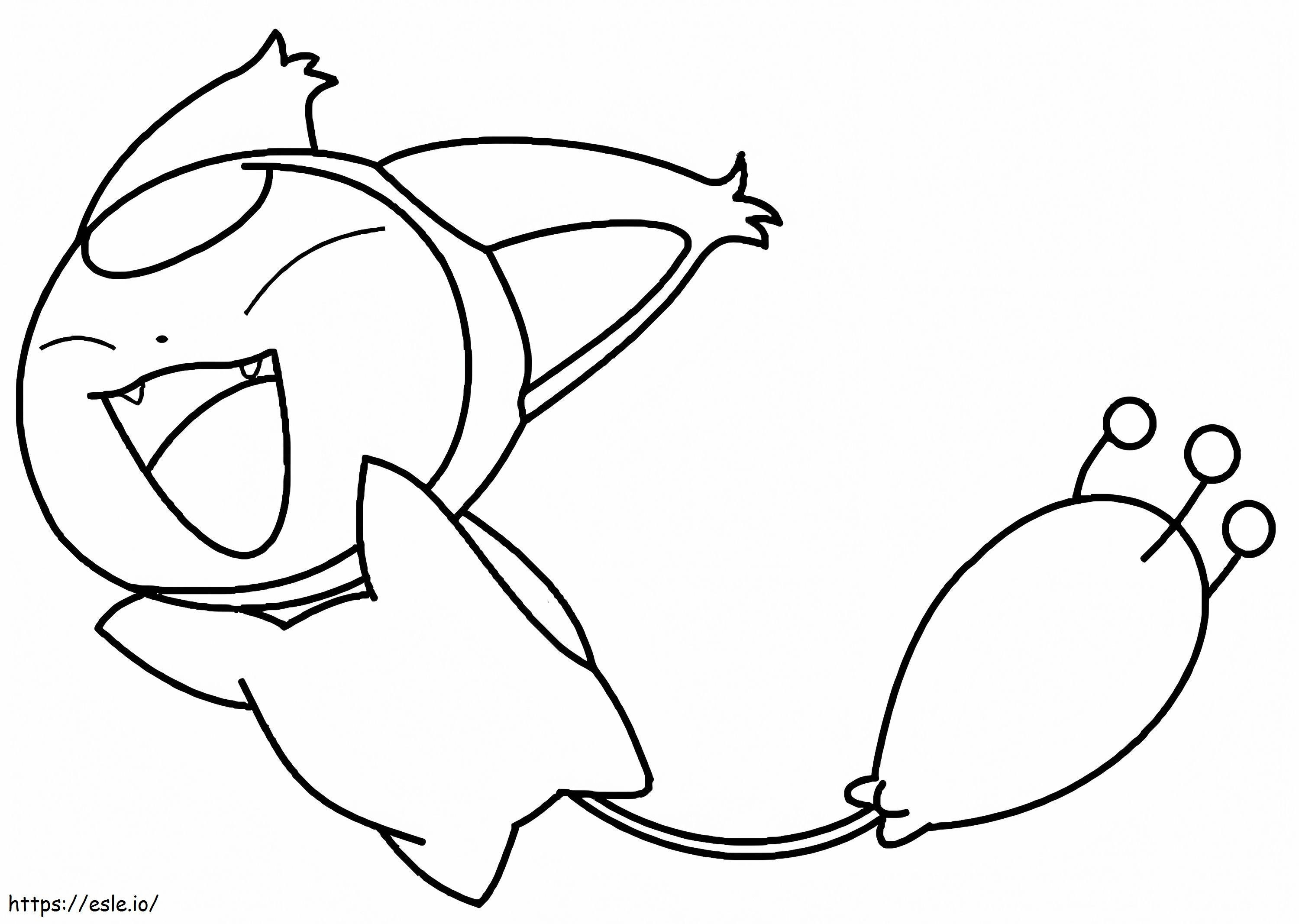 Coloriage Joyeux Pokémon Skitty à imprimer dessin