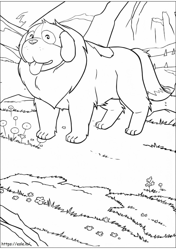 Josef From Heidi coloring page