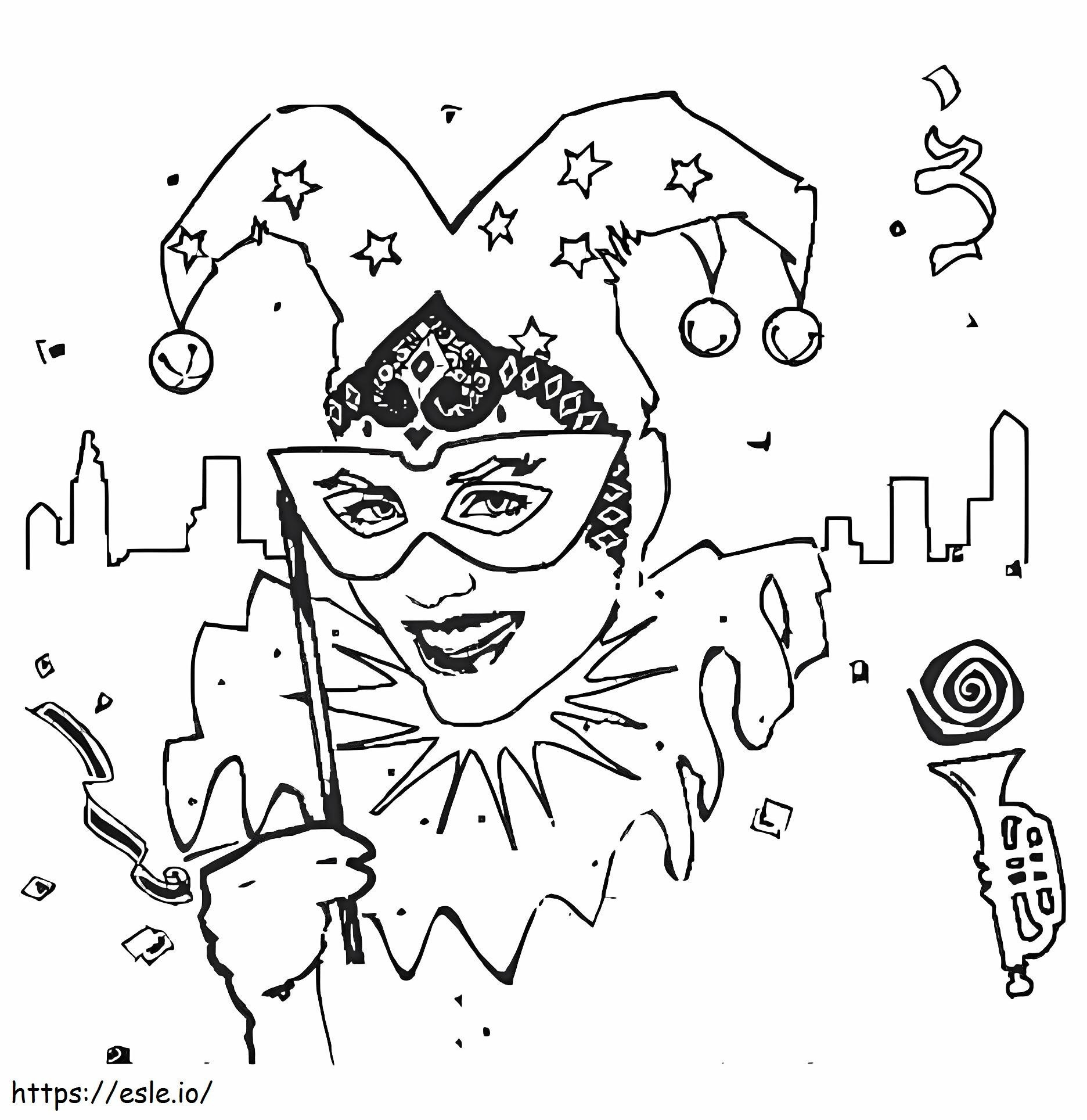 Carnival 12 coloring page