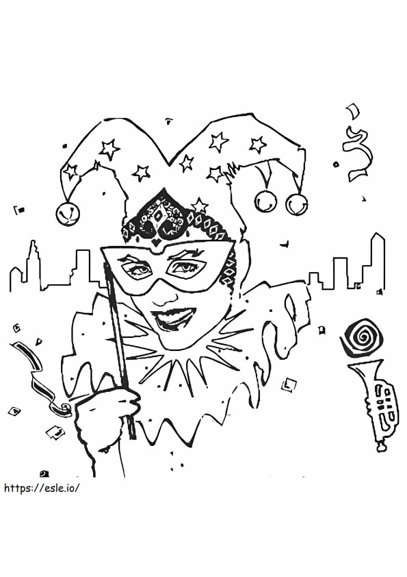Carnival 12 coloring page