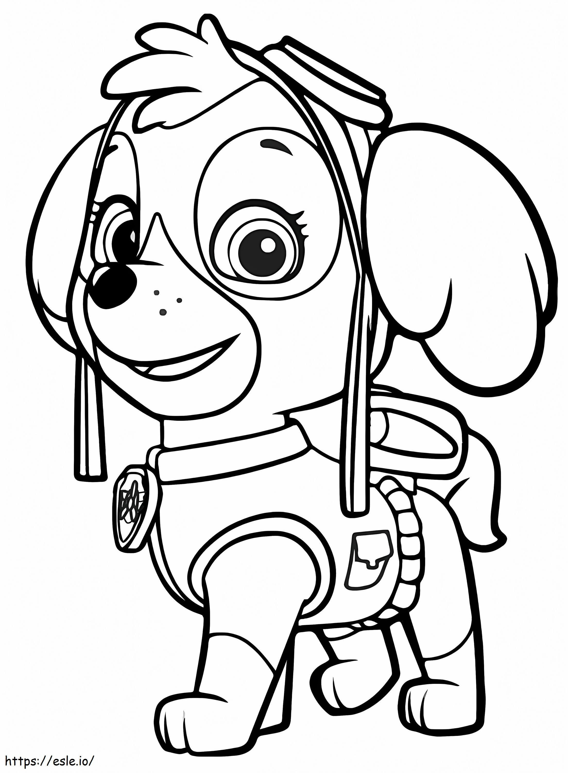 Skye From Paw Patrol 5 coloring page