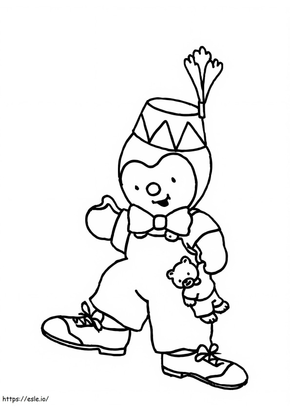 Tchoupi 8 1 coloring page
