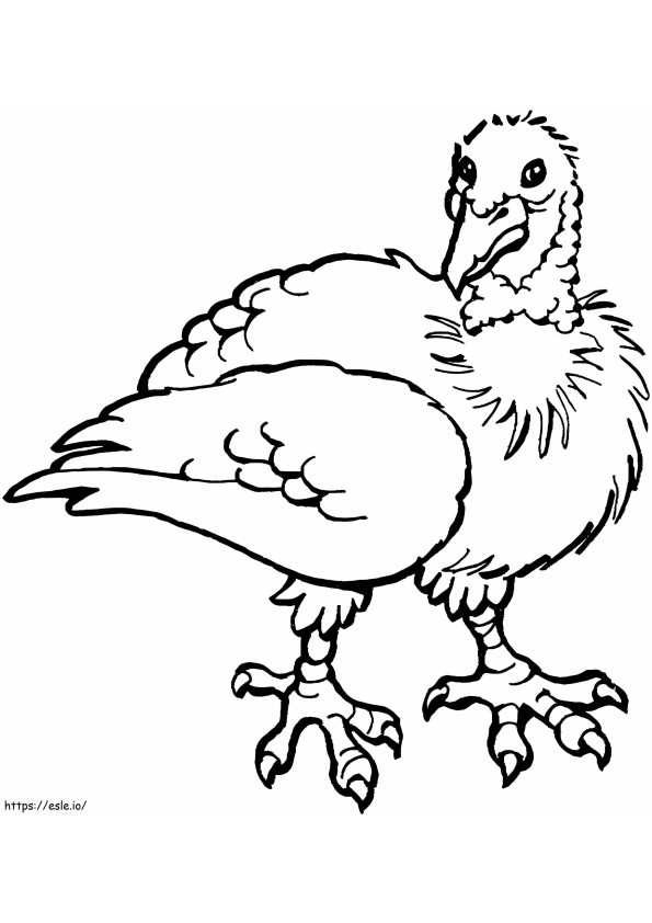 Hässliches Huhn ausmalbilder