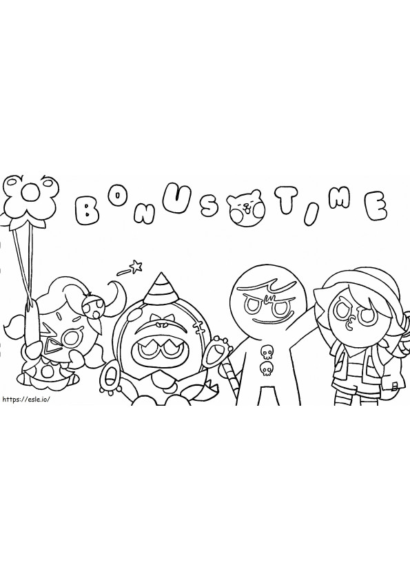Free Cookie Run coloring page