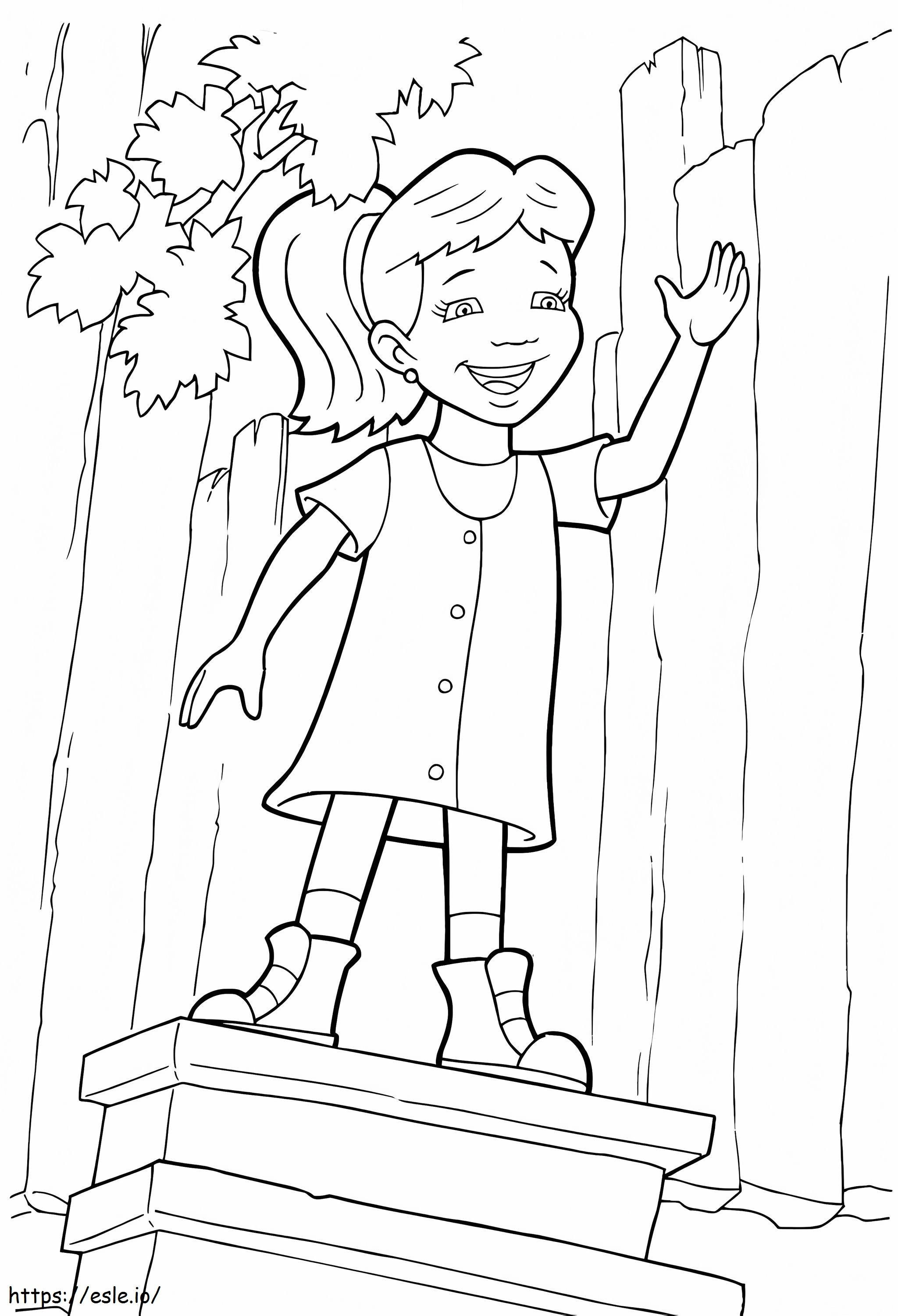 Emmy On The Top coloring page